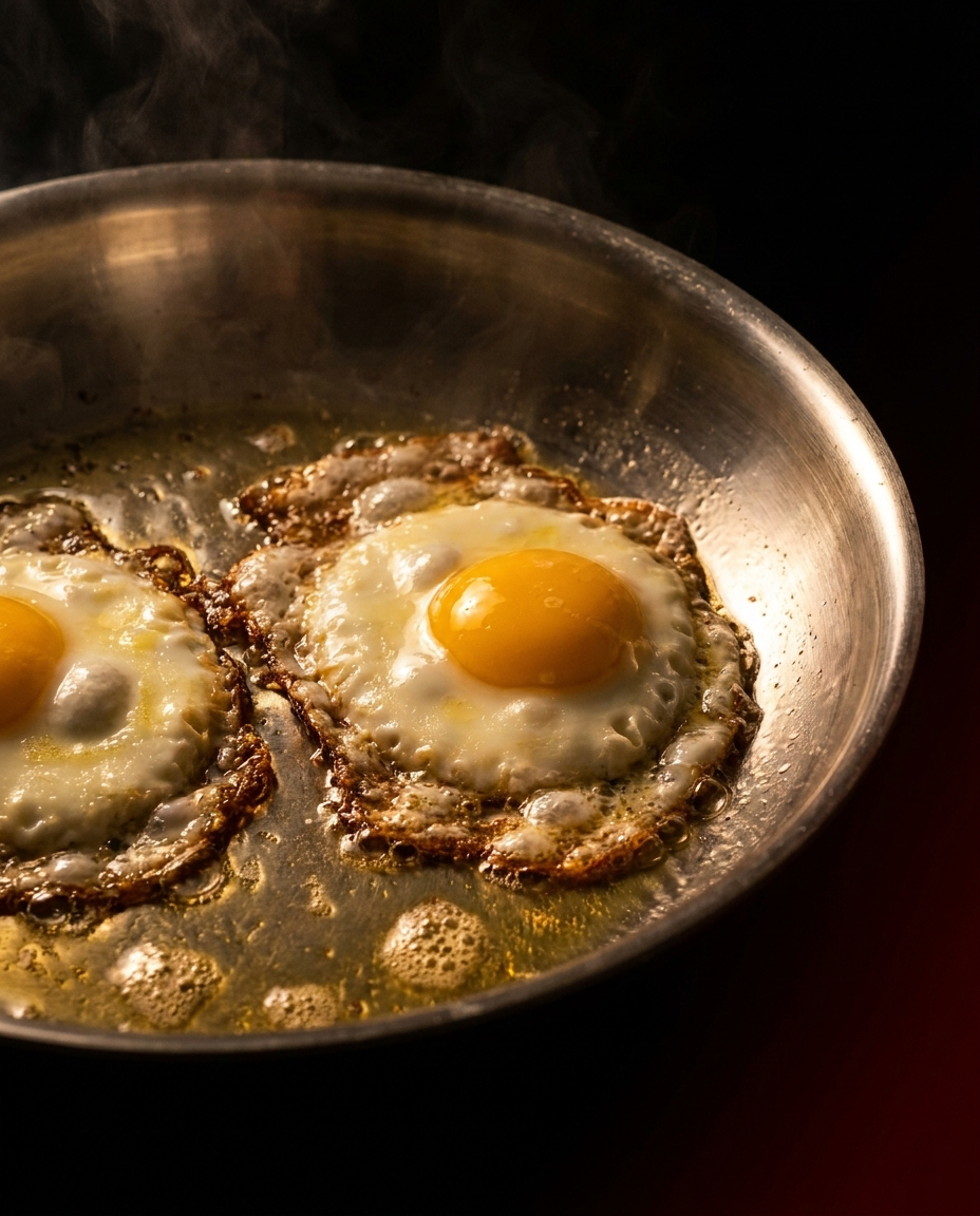Fried eggs in GILD Ghee