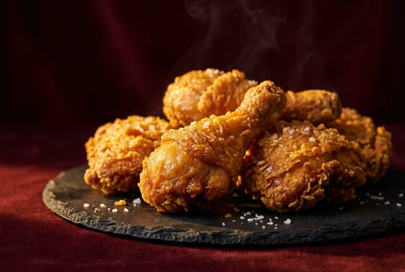 Crispy fried chicken made with GILD Pork Lard